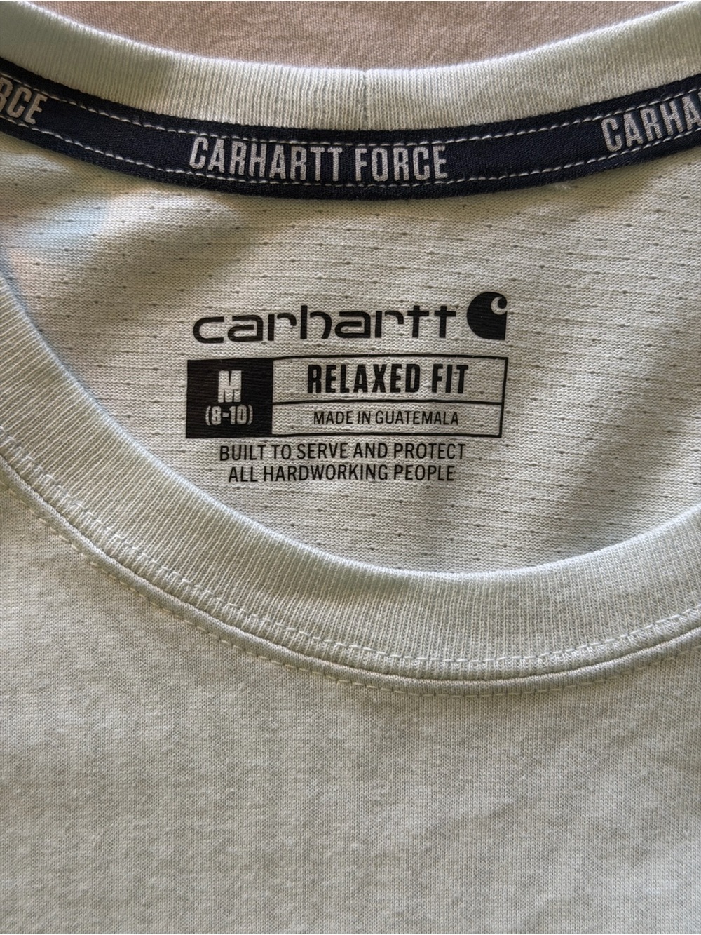 Carhartt Short Sleeve Pocket Tee in Light Mint Green - Picture 3 of 6